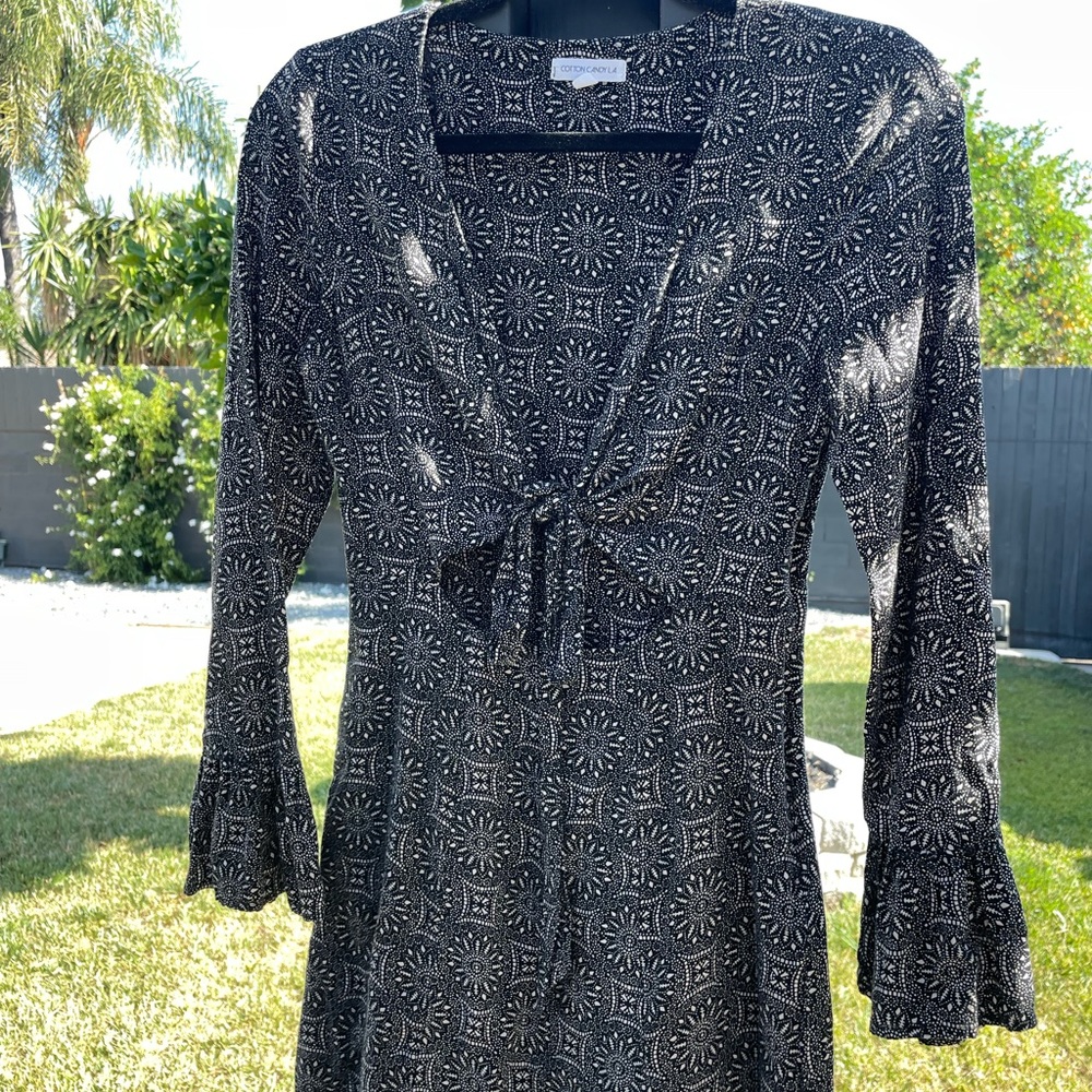 Pattern mini dress
